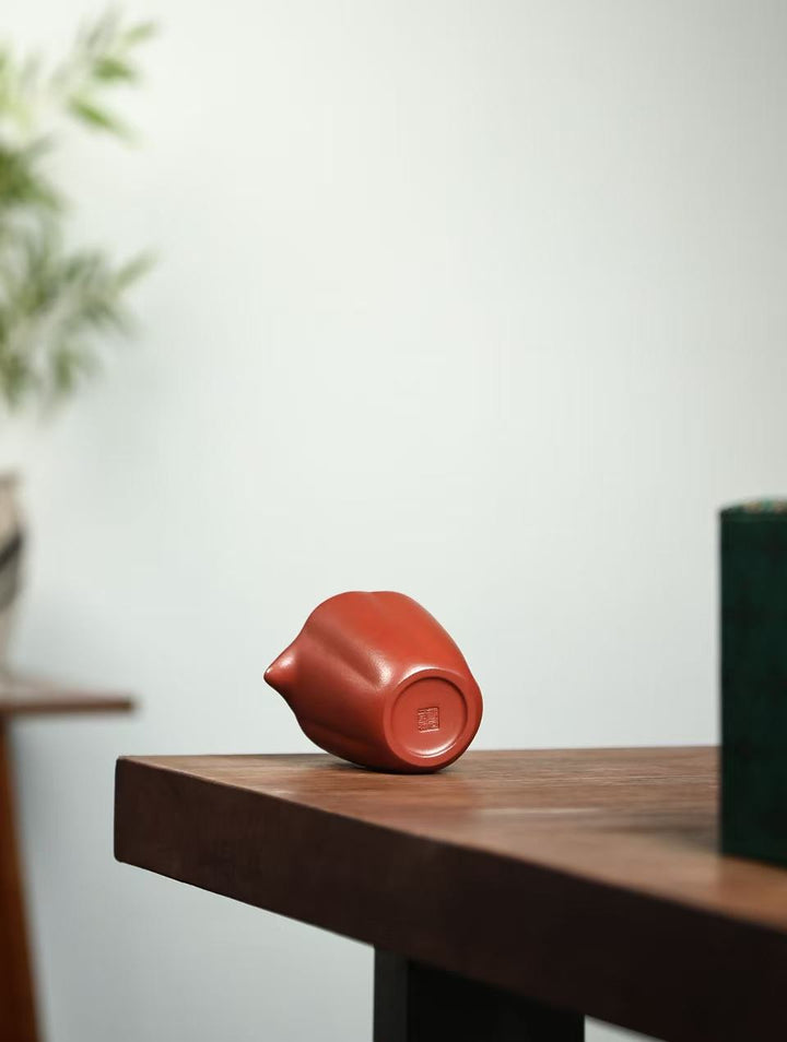 "Jinvon Petal" | Handcrafted Premium Zhu Ni Fair Cup | Symmetrical Petal Design (210cc)