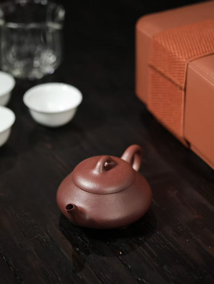 "Han Tang Shi Piao" | Thin-Walled Yixing Teapot Set | Traditional Gongfu Tea Travel Kit