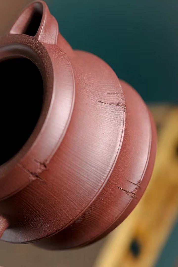 "Elegant Bamboo" | Handcrafted Yixing Zisha Gong Dao Cups (Pair of 2)