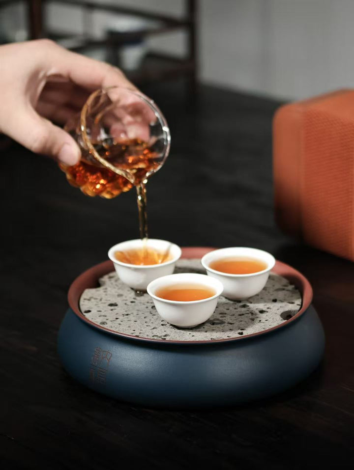 "Han Tang Shi Piao" | Thin-Walled Yixing Teapot Set | Traditional Gongfu Tea Travel Kit
