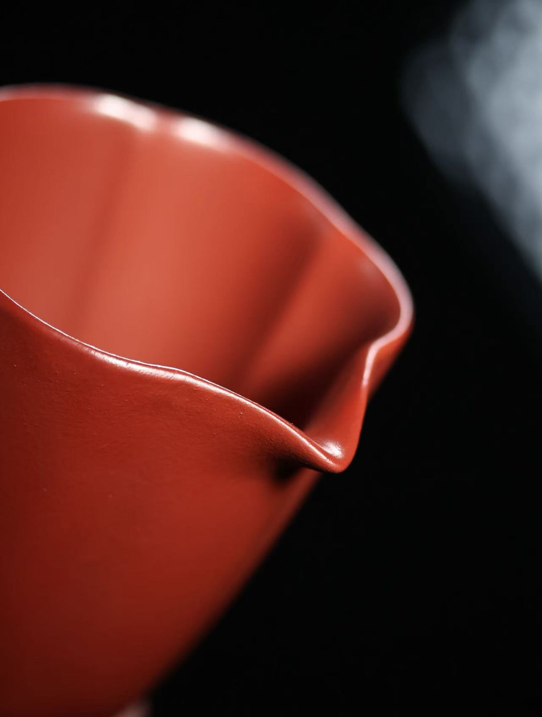 "Jinvon Petal" | Handcrafted Premium Zhu Ni Fair Cup | Symmetrical Petal Design (210cc)