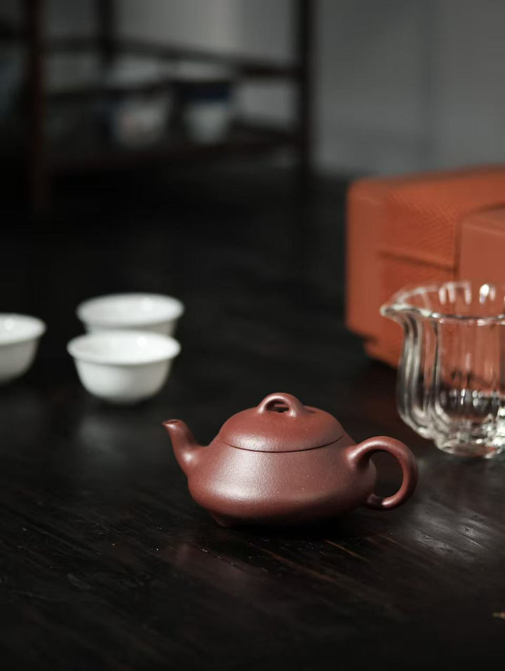 "Han Tang Shi Piao" | Thin-Walled Yixing Teapot Set | Traditional Gongfu Tea Travel Kit
