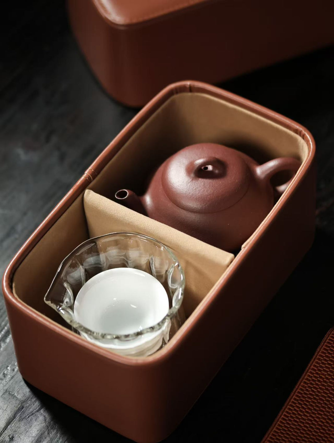 "Han Tang Shi Piao" | Thin-Walled Yixing Teapot Set | Traditional Gongfu Tea Travel Kit